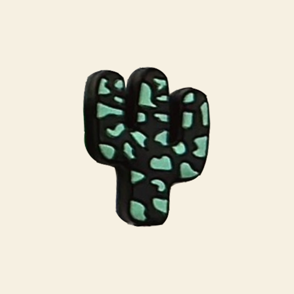Wholesale 10pcs Cartoon Cow Pattern Cactus Focal Beads